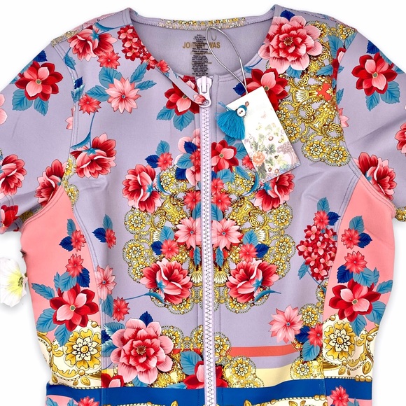 NWT Johnny Was Japer Neoprene One Piece Swim Suit - Picture 7 of 15